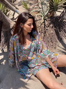 Ethnic Crop Top – Short Set van Chillax