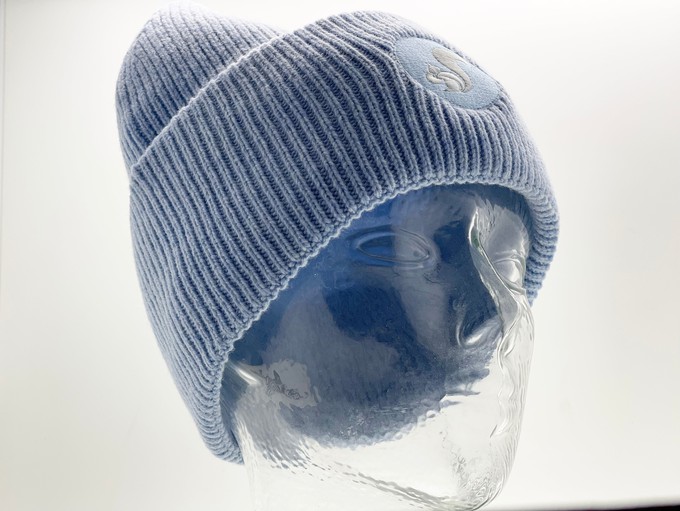 thies Eco Wool Beanie blue fog from COILEX