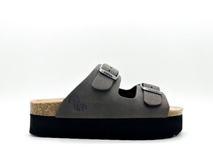 thies 1856 ® Eco Bio Plateau Sandal vegan charcoal (W/X) from COILEX