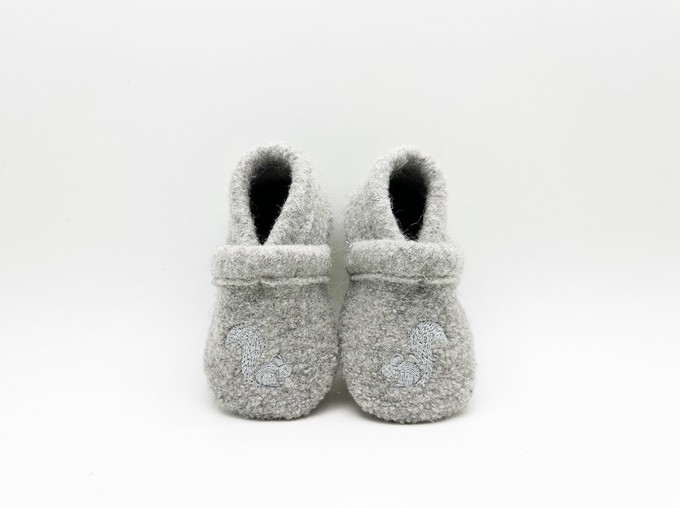 thies 1856 ® Baby Alpaca Booties grey (K) from COILEX