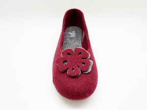 thies 1856 ® Recycled PET Ballerina vegan bordeaux (W/X) from COILEX