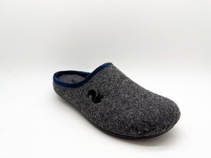 thies 1856 ® PET Piping Slipper vegan dark grey navy from COILEX