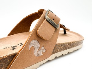 thies 1856 ® Eco Thong Braid Sandal vegan cashew (W/X) from COILEX