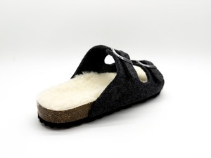 thies 1856 ® Recycled Wool Sandal dark grey from COILEX