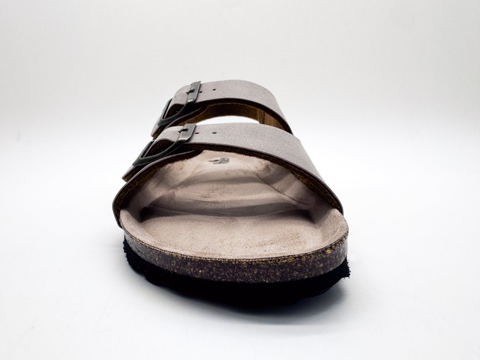 thies 1856 ® Eco Bio Backstrap Sandal vegan elephant grey from COILEX