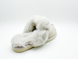 thies 1856 ® Sheepskin Slipper grey cream (W) from COILEX