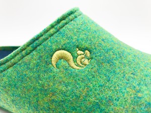 thies 1856 ® Recycled PET Slipper vegan verde green from COILEX