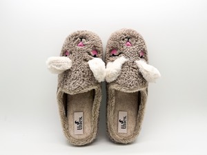 thies 1856 ® Organic Rabbit Slipper vegan taupe from COILEX