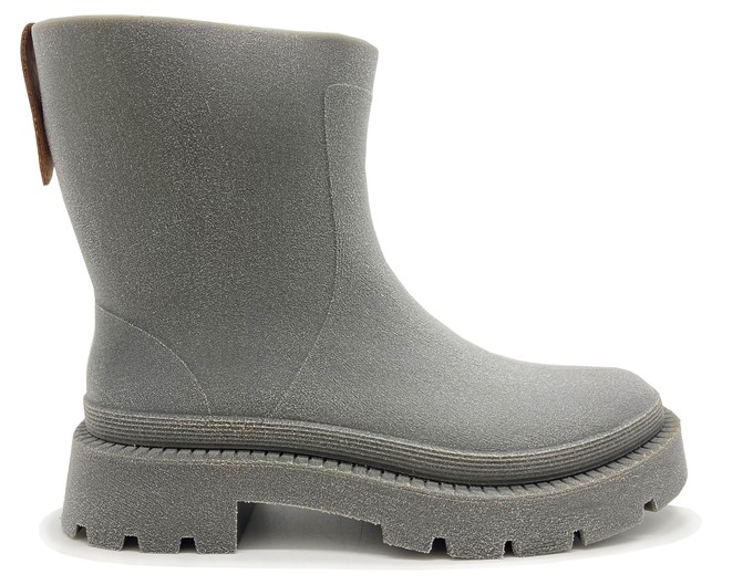 nat-2™ Bio Boot grey green vegan (W) | 100% waterproof biodegradable rainboots from COILEX