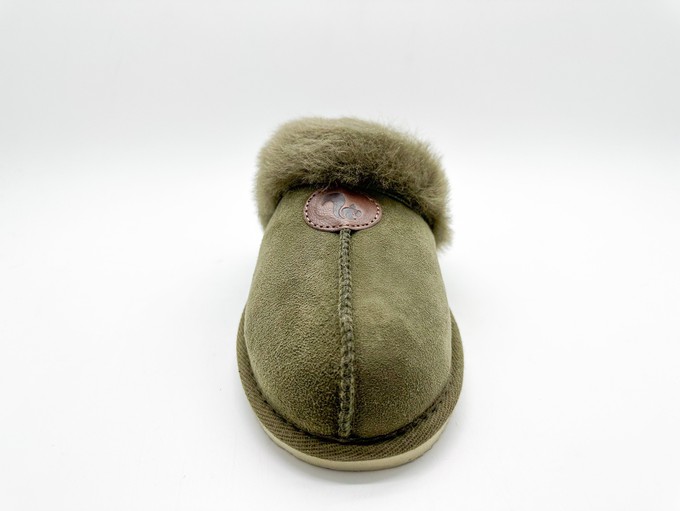 thies 1856 ® Sheepskin Slipper olive (W) from COILEX