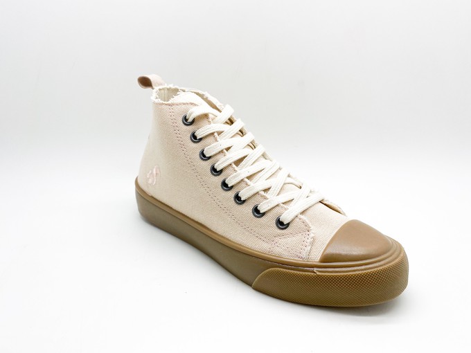 thies ® Organic Cotton Hi Sneaker vegan light peach (W/X) from COILEX