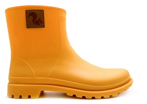 thies ® Bio Rainboot orange juice vegan (W) | 100% waterproof biodegradable rainboots from COILEX