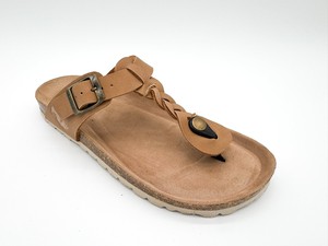 thies 1856 ® Eco Thong Braid Sandal vegan cashew (W/X) from COILEX