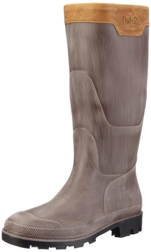 nat-2™ Rugged Prime Bully grey brown (M) | 100% waterproof rainboots from COILEX
