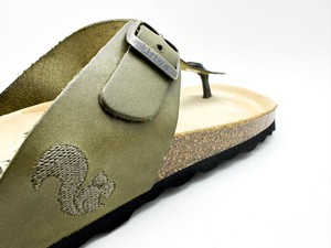 thies 1856 ® Eco Leather Thong Sandal avocado from COILEX