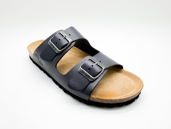 thies 1856 ® Eco Leather Sandal charcoal (W/M/X) from COILEX