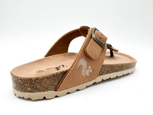 thies 1856 ® Eco Thong Braid Sandal vegan cashew (W/X) from COILEX