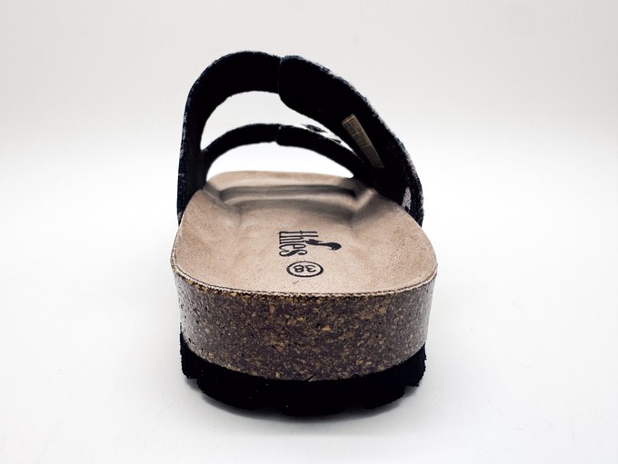 thies 1856 ® Rec Velvet Leo Sandal grey leo from COILEX