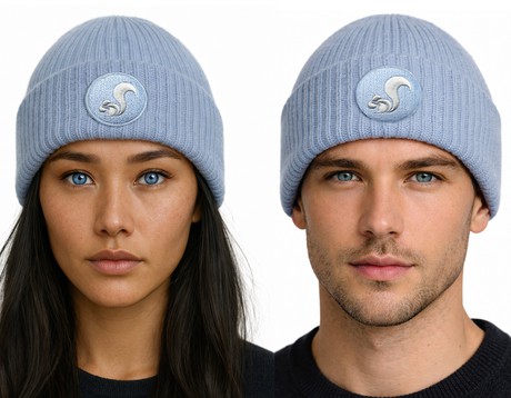 thies Eco Wool Beanie blue fog from COILEX