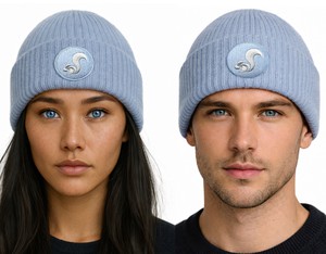 thies Eco Wool Beanie blue fog from COILEX