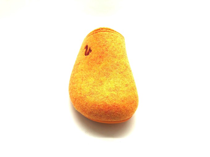 thies 1856 ® Recycled PET Slipper vegan orange (W/M) from COILEX