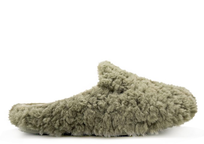 thies 1856 ® Rec Fluffy Slipper vegan emerald from COILEX
