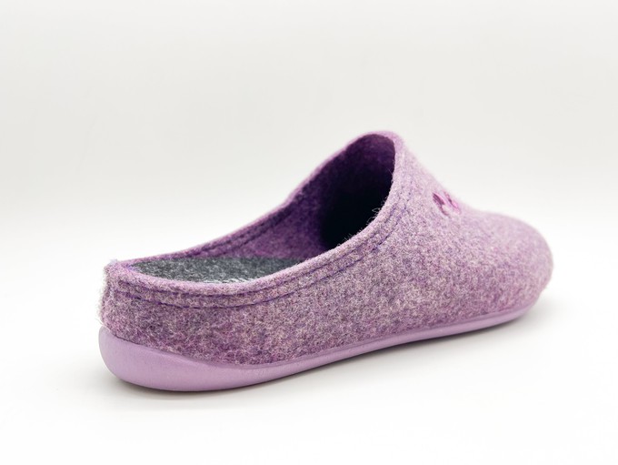 thies 1856 ® Recycled PET Slipper vegan aubergine (W/X) from COILEX