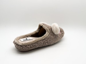 thies 1856 ® Organic Rabbit Slipper vegan taupe from COILEX