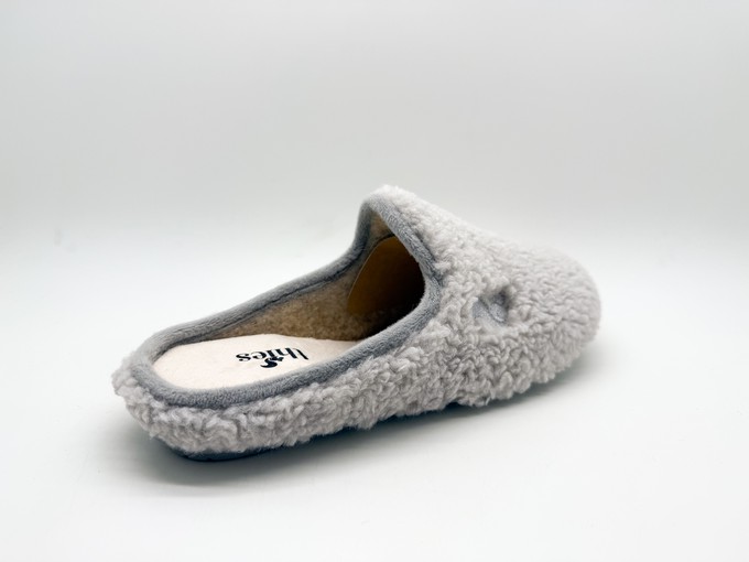 thies 1856 ® Rec Soft Teddy Slipper vegan ivory from COILEX