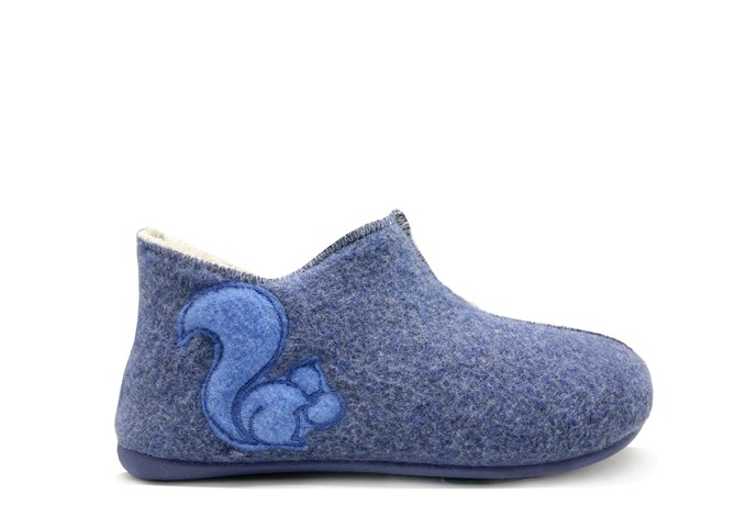 thies 1856 ® Kids PET Organic Slipper Boot vegan navy (K) from COILEX