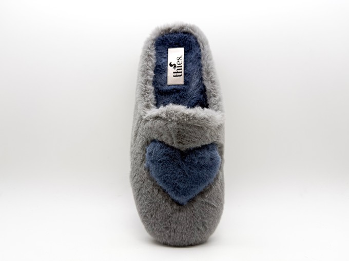 thies 1856 ® Rec Heart Slipper grey love from COILEX