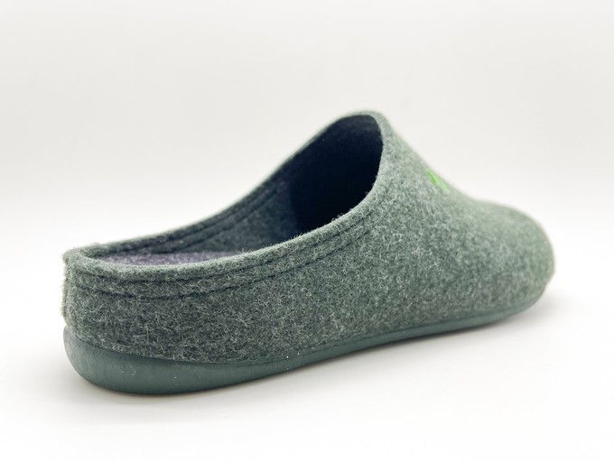 thies 1856 ® Recycled PET Slipper vegan forest green (W/M/X) from COILEX