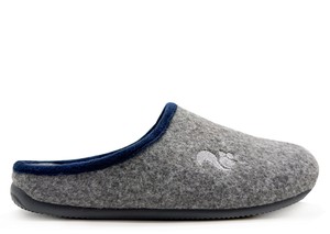 thies 1856 ® PET Piping Slipper vegan grey from COILEX