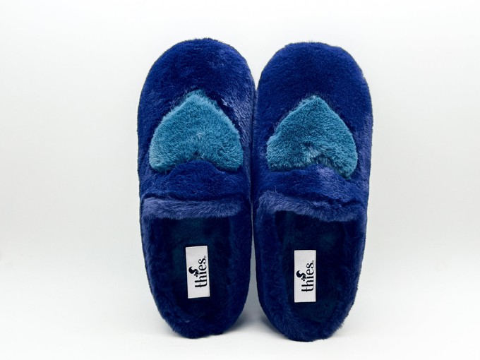 thies 1856 ® Rec Heart Slipper navy love from COILEX