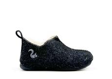 thies 1856 ® Kids Wool Slipper Boot dark grey (K) via COILEX