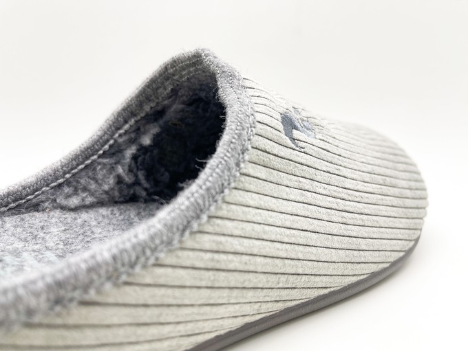 thies 1856 ® Eco Cord Slipper vegan grey (W/M/X) from COILEX