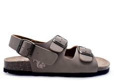 thies 1856 ® Eco Bio Backstrap Sandal vegan elephant grey via COILEX