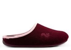 thies 1856 ® PET Piping Slipper vegan bordeaux via COILEX