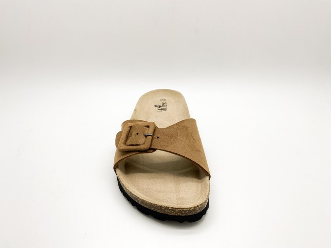 thies 1856 ® Eco Bio Covered Strap Sandal vegan cognac (W/X) from COILEX