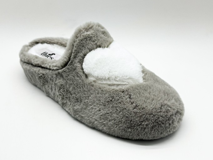 thies 1856 ® Rec Heart Slipper taupe love from COILEX