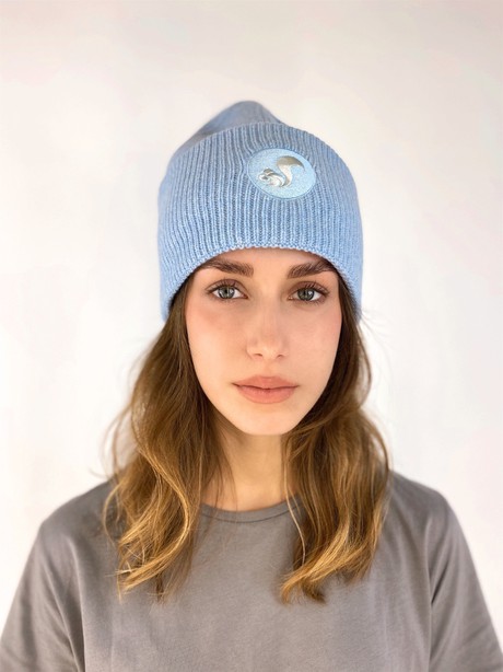 thies Eco Wool Beanie blue fog (W/M/X) from COILEX