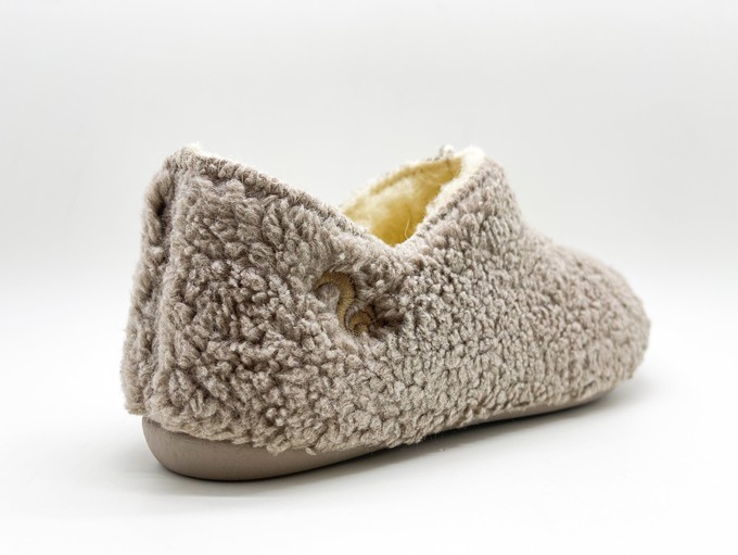 thies 1856 ® Organic Teddy Slipper Boots vegan taupe (W) from COILEX