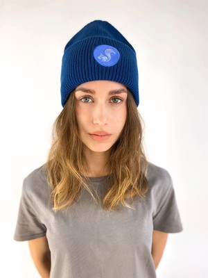 thies vegan Organic Beanie state blue (W/M/X) from COILEX