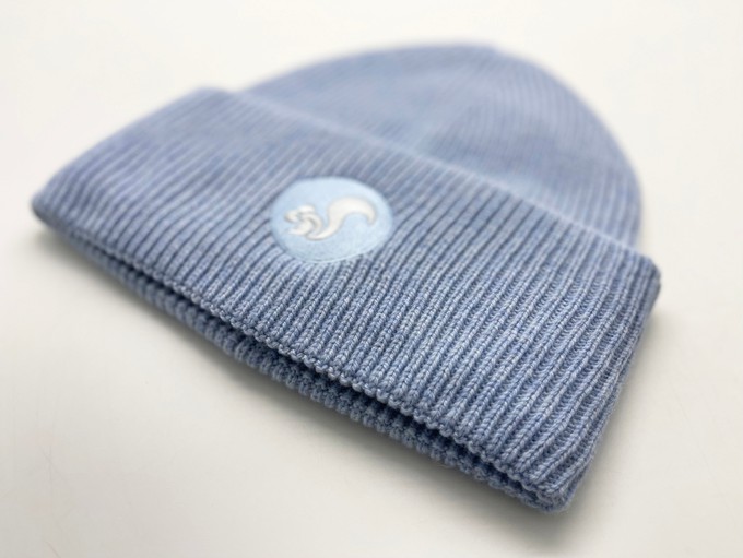 thies Eco Wool Beanie blue fog from COILEX