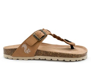thies 1856 ® Eco Thong Braid Sandal vegan cashew (W/X) from COILEX
