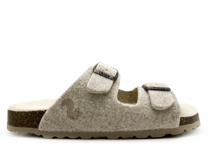 thies 1856 ® Recycled Wool Sandal beige from COILEX
