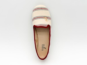 thies 1856 ® Eco Stripe Closed Slipper red blue stripe (W/X) from COILEX