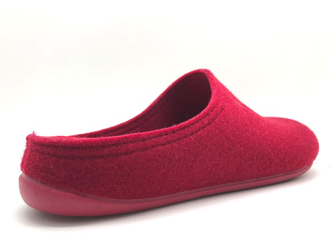 thies 1856 ® Recycled PET Slipper Kids vegan bordeaux (K) from COILEX