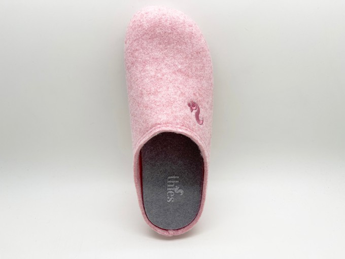thies 1856 ® Recycled PET Slipper vegan rose (W/X) from COILEX