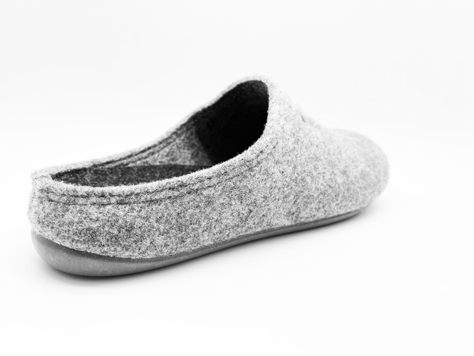 thies 1856 ® Recycled PET Slipper vegan light grey (W/M/X) from COILEX